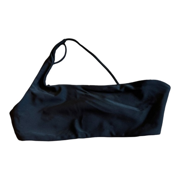 Jade Swim Apex One Shoulder Bikini Top in Black (S) - Picture 8 of 15